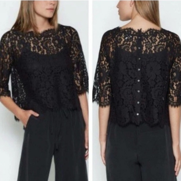 Joie Tops - JOIE | $228 Elvia Lace Blouse